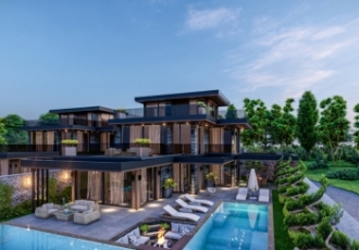 DRAGOS'TA PANORAMİK DENİZ MANZARALI 4 VİLLALIK SATILIK 1.545m² ARSA