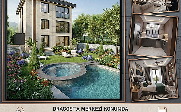 DRAGOS'TA KONUT VE İŞYERİNE UYGUN RUHSATLI SATILIK ARSA