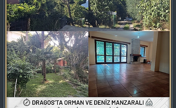 DRAGOS'TA 1 DÖNÜM ARSADA SATILIK İKİZ VİLLA