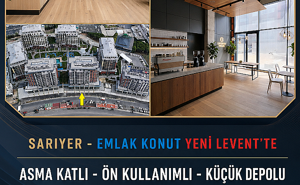 YENİ LEVENT’TE CADDEYE CEPHE 161m² SATILIK DÜKKAN (İSKANLI - TAPULU)