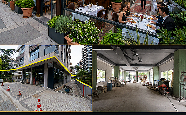 CADDEBOSTAN'DA SIFIR 476M² KİRALIK DÜKKAN