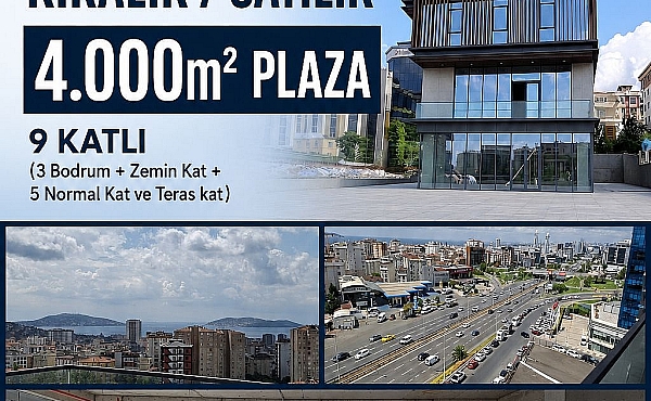 MALTEPE E-5’TE  4000m2 Komple Satılık / Kiralık PLAZA