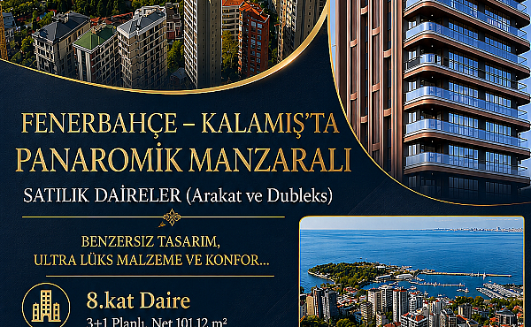 FENERBAHÇE – KALAMIŞ’TA SATILIK DAİRELER